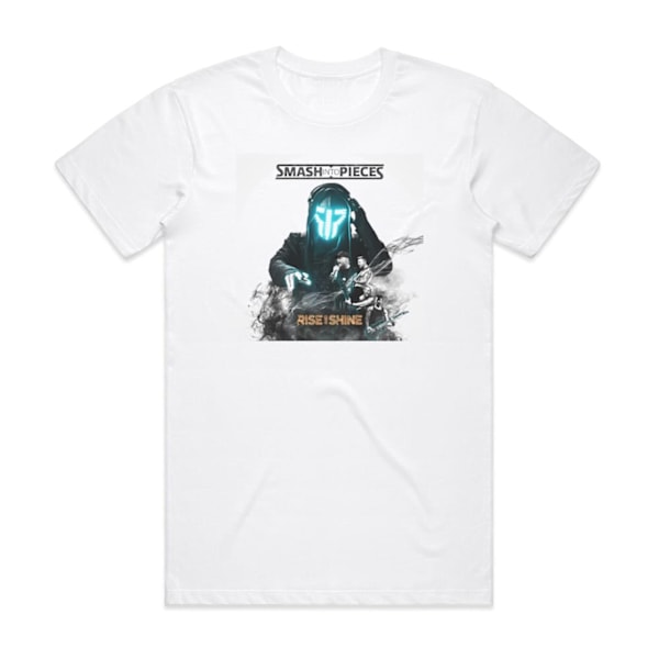 Smash Into Pieces Rise And Shine Album Cover T-Shirt Hvid S