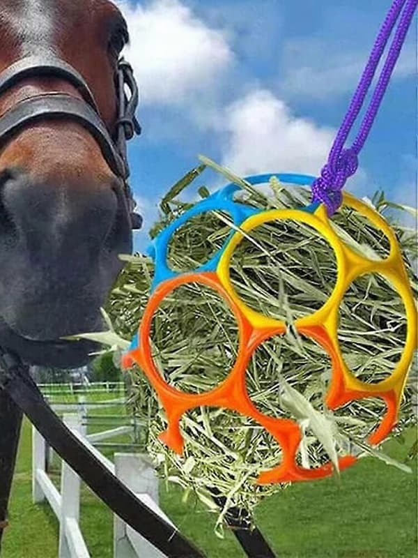 Hästleksaker - Interaktiva utfodringsleksaker och bollar för rolig stalltid