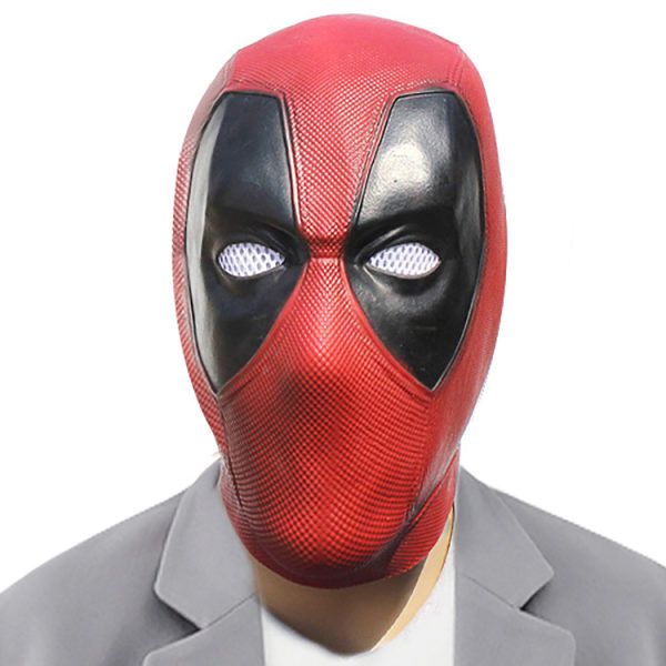 Halloween Masquerade Latex Maske Deadpool Fuld Ansigt Hovedbeklædning Kostume Fest Prop SQBB