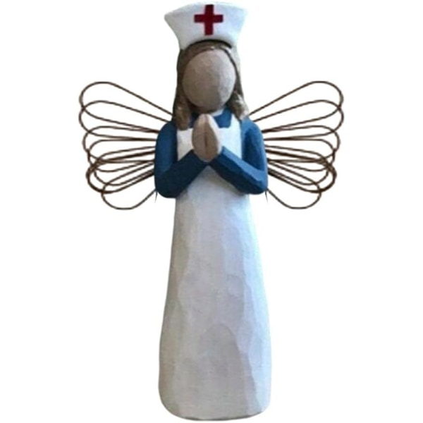 Sjuksköterska Figur i Harts Figur Sjuksköterska Skulptur Sjuksköterska Figur Staty Hem