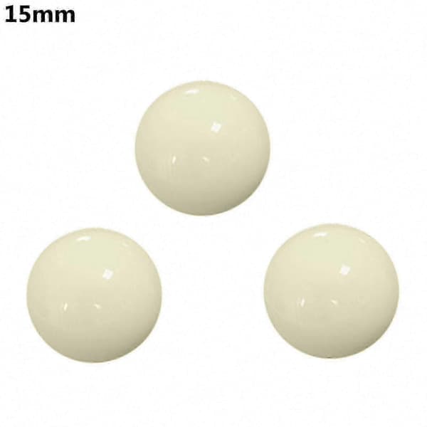 Sæt med 3 roulettekugler i resin til kasinospil{h} 15MM