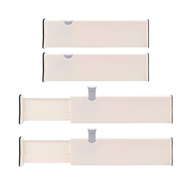 Set med 4 justerbara lådindelare Organizer Separators -