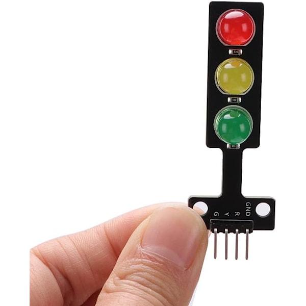 6 st Mini Trafikljus LED Display Modul, DC 5V 5mm RGB Trafiksignal Ljus Elektronisk Modul