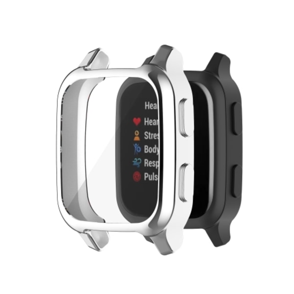 For Garmin Venu Sq 2 Full Coverage TPU case watch Silver