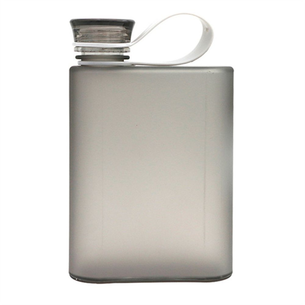 A5 Pappersmugg Botlte Platt Vattenflaska Kreativ Matt Fyrkantig Utomhus Sport Grey