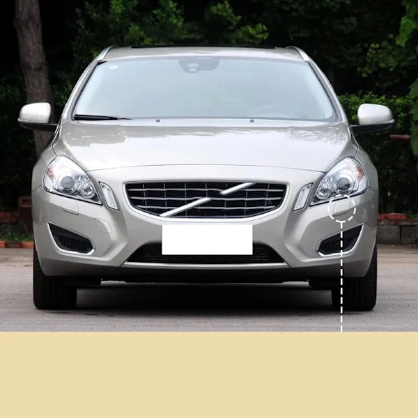 Kåpa för strålkastare blinkande stötfångare höger Auto Höger för Volvo V60 S60 2011 2012 2013 39802699 39802681 Gray Left