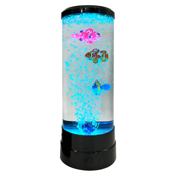 Lava Lampe Fantasy Nattlys, LED Akvarium Lava Nattlys