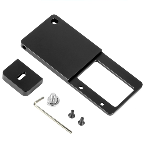 Aluminiumlegering Monteringsadapter Monteringsplade Actionkamera Smartphones Gimbal Switch Monteringsadapter til DSC-RX0