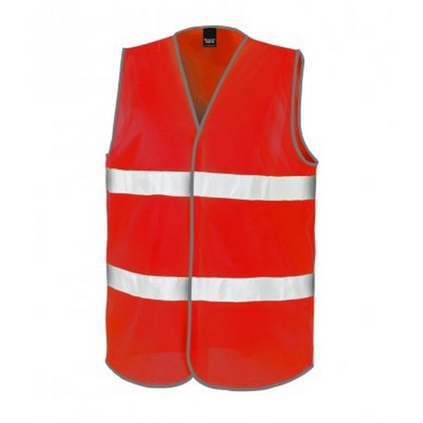 Tulokset Aikuiset Unisex Core Enhanced Vis Vest XXL Punainen Punainen Red XXL