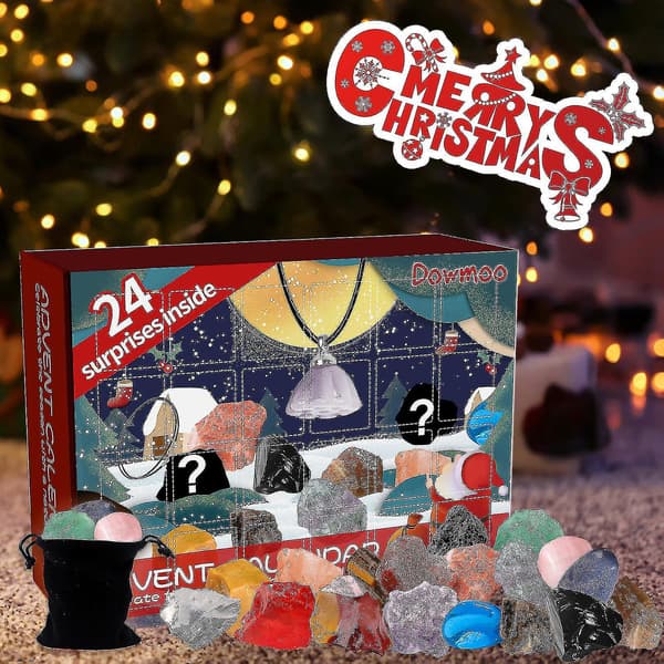 Överraskningslåda adventskalender 24 presenter och leksaker överraskningslåda