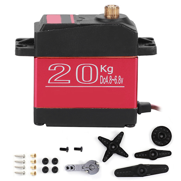 DS3218MG 20kg Metal Gear Digital Servo til Styring - Reservedel med Tilbehør