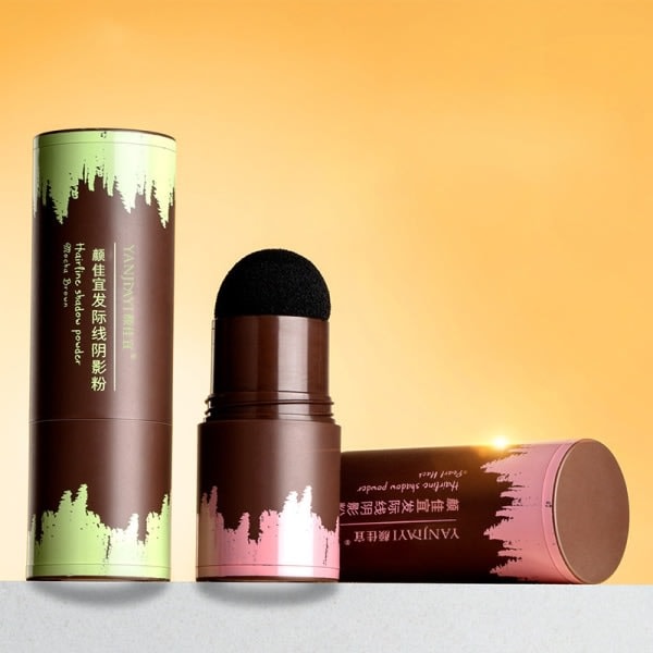 TG Black Root Cover Up Naturlig Hårfyldning Hårgrænse Skyggepudder Sort[qb]