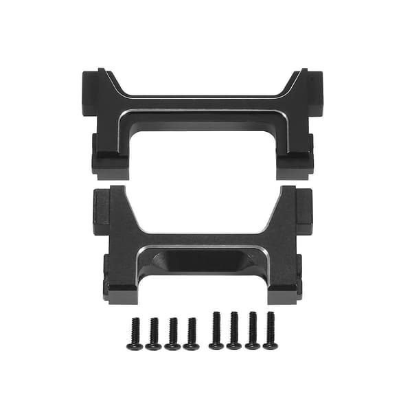 Trx4m Metall Front- och Bakre Stötfångare Montering Stötfångare Stativ Servo Montering