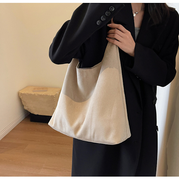 Damväska i Mocka, Arbetsväska, Sloah-Väska Beige