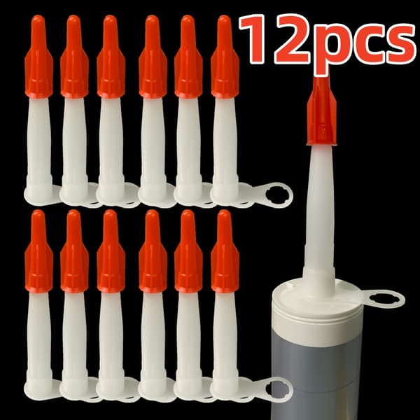 Reservröda munstyckesskruvlock - 3/6/12/24-pack, reservdelar 12pcs