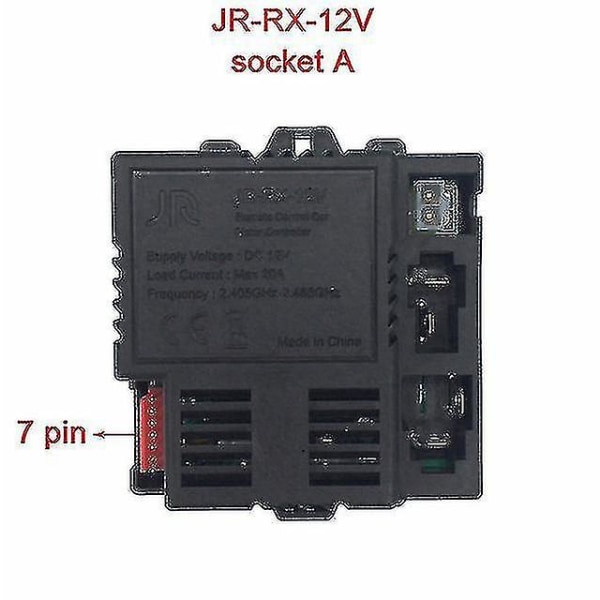 Jr-rx-12v Barnens Elbil Bluetooth Fjärrkontroll Mottagare, Mjuk Start Controller Jr1958rx Och Jr1858rx/jr1738rx JR-RX-12V A