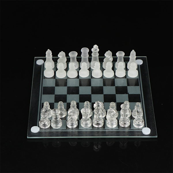 1 Set Craft Crystal Glass Set Anti-brott Schackset