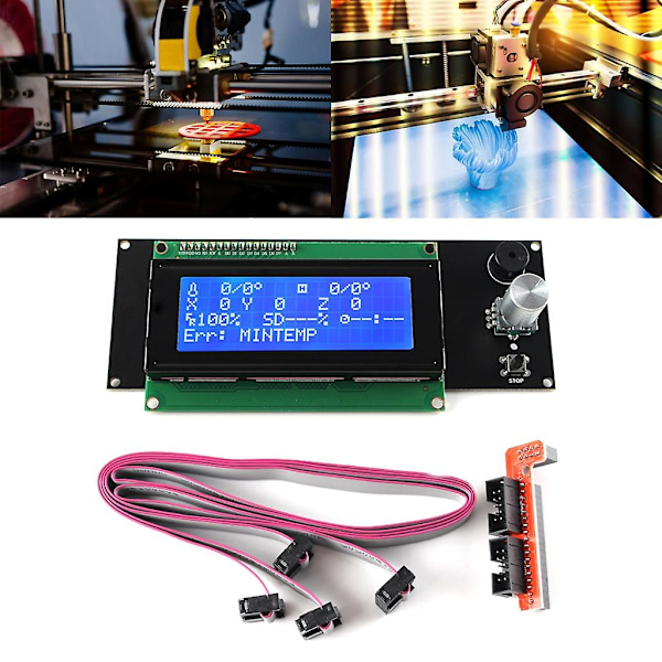 3D-tulostin 2004 LCD-näyttöpaneeli Reprap 3D-tulostinosat Contro