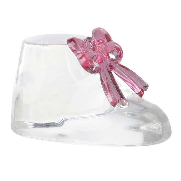 Krystall Babysko Bryllupsgave Dåpsgave Rosa 5.00X3.00X2.80CM 1Sett[BT]