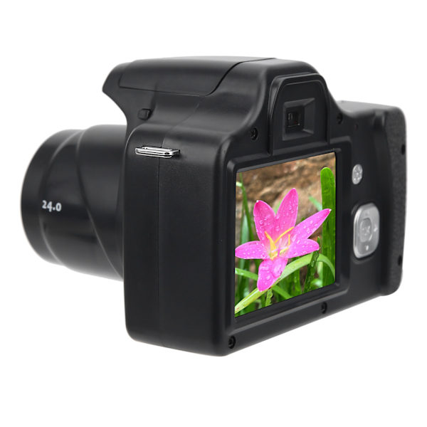Kannettava digitaalikamera 18x zoomilla ja 3,0 tuuman LCD-näytöllä