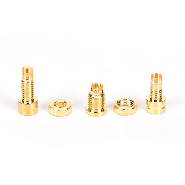 5 kpl MMCX naaras juotoslanka liitin PCB-asennustappi IE800 DIY o - Perfet Bronze Bronze 10.5x4.37mm