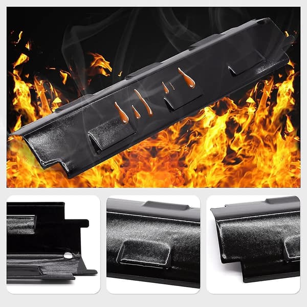 sysy Gftime 37cm varmefordeler tilbehør til Char-broil, Campingaz, Fire Mountain, Cclife, Landman