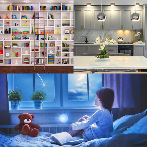 LED-strålkastare 6 st med 2 fjärrkontroller RGB Design många färger vit white 150