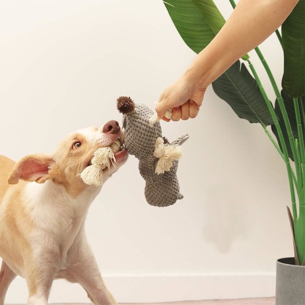 Sedioso Hundeleksak, Stor Hund Pipande Leksaker, Fylld Djur Hund Plyschleksak för Valp