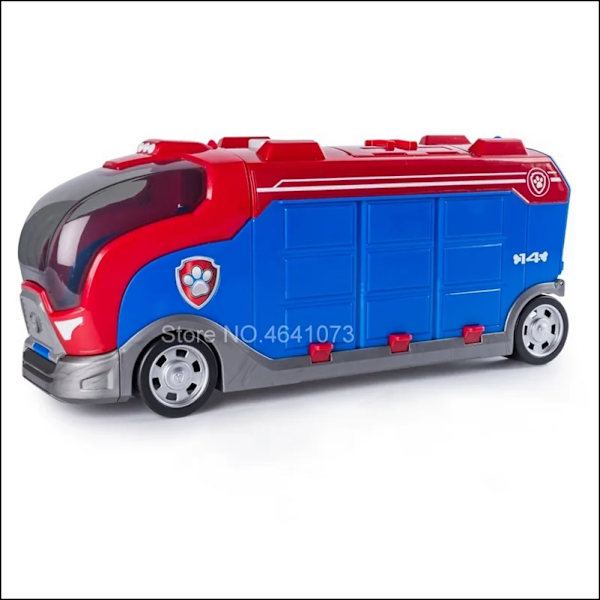 Ny Paw Patrol Plane Patrol Actionfigur Model Lookout Tower Rescue Bus Puppy Dog Jule Børn Legetøj Julegave Purple