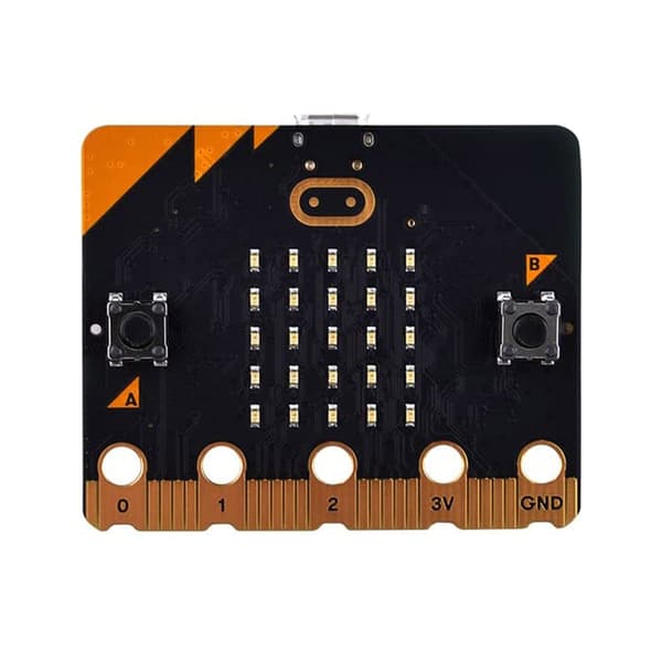 Uppgraderad BBC Micro bit V2.2 med kapacitiv beröringssensor och BLE5.0 för barn - LED-indikatorhögtalarmikrofon - Programmerbar