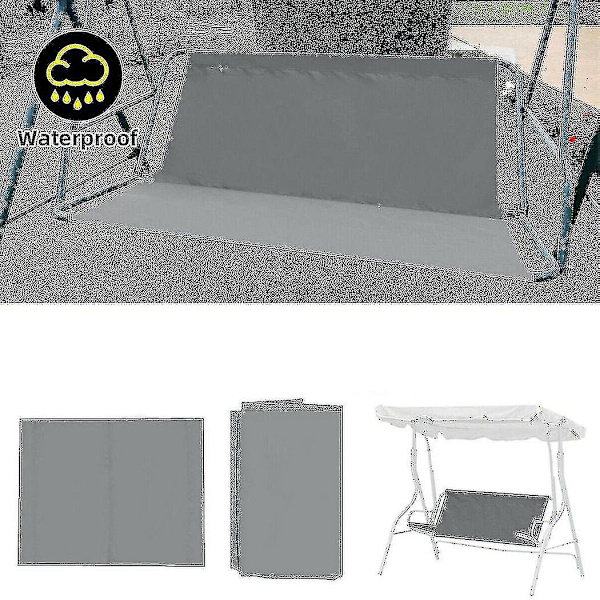 Nytt reservdel för gungstolöverdrag trädgårdsgunga bänk/hängmatta 2/3-sits Kb 148*100cm