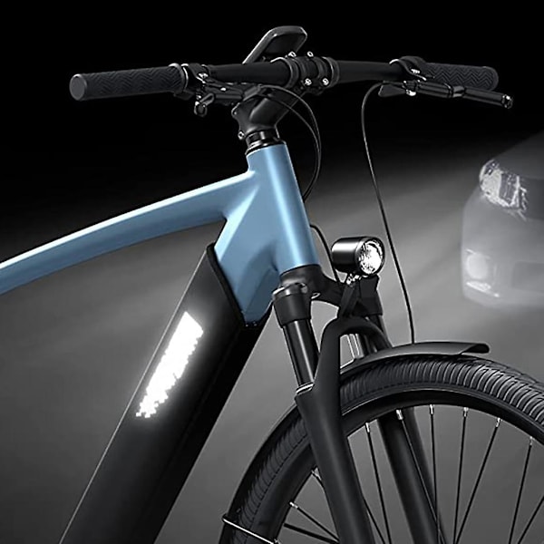 E-cykel batteridæksel med reflektor, beskytter mod kulde og snavs, universal beskyttelsesdæksel