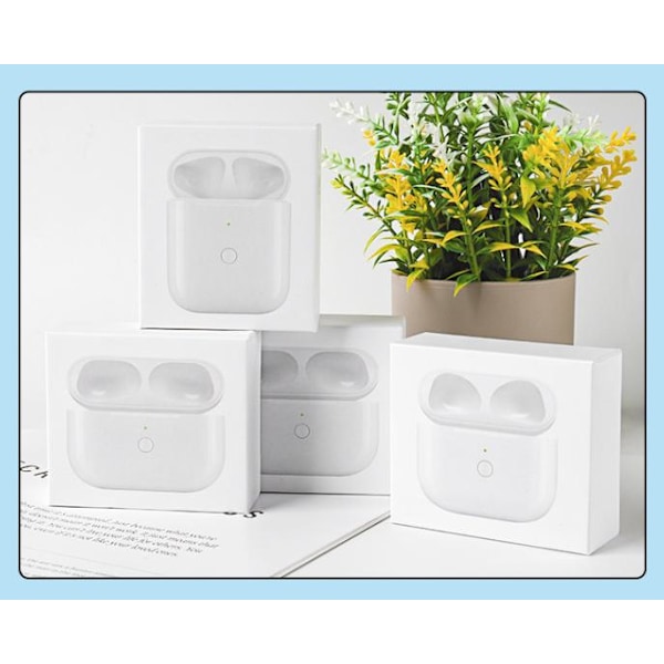 Passer for AirPods Bluetooth-hodetelefoner Ladeetui 1/2/3/Pro1/Pro2 Trådløs lading Batteribytteetui AirPods Pro2