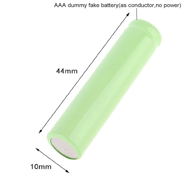 2 AA AAA Batteri Eliminator USB Strömförsörjning 4.5V Adapter Kan Ersätta 3st AA AAA Batterier för Walkie Talkie Ljus 0.05 AAA