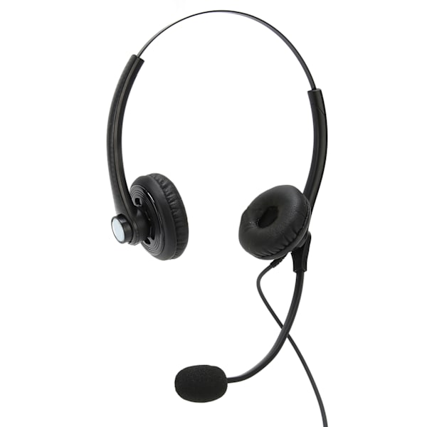 Langallinen puhelin kuulokemikrofoni meluvaimennus binauraliset yritys kuulokemikrofoni mikrofonilla call center asiakaspalvelu USB-liitin
