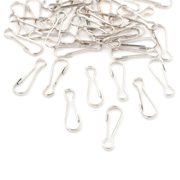 20 stk. Metal Lanyard Snap Spring Clips Hooks Bargain DIY Længde