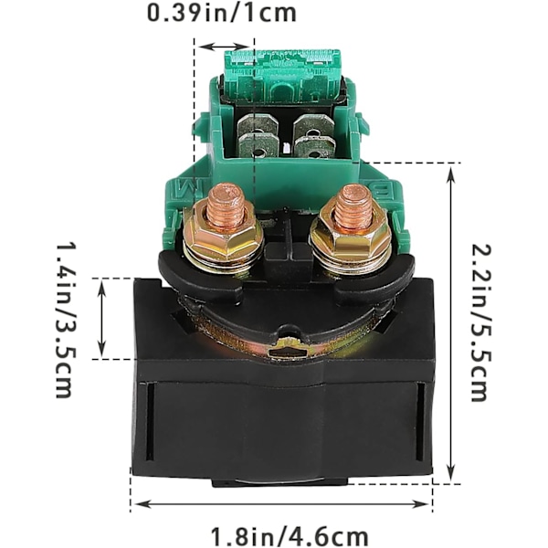 Solenoid Startrelä för TGB 325 425 500 525 550 Blade Quad ATV