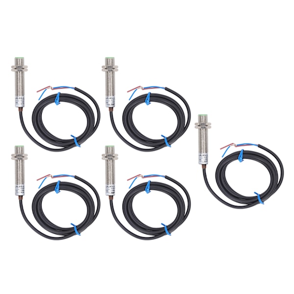 5PCS Induktiv närhetssensor LJ12A3 2 Z EX M12 Normalt öppen närhetssensor för metallurgi 0.3