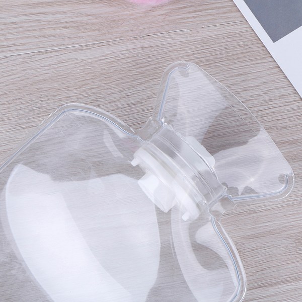 PVC Värmeflaska för nacke och axelvärk, mjuk och återanvändbar Pale Pink