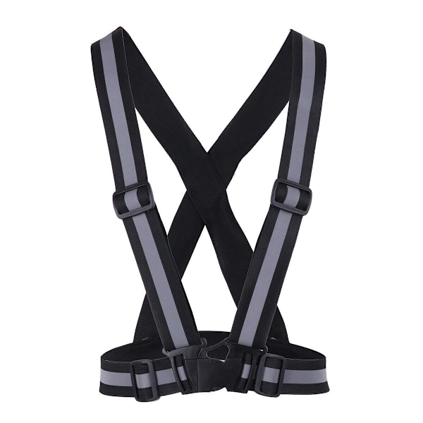 2-pack - Reflexväst för vuxna & barn / Reflexsele Svart