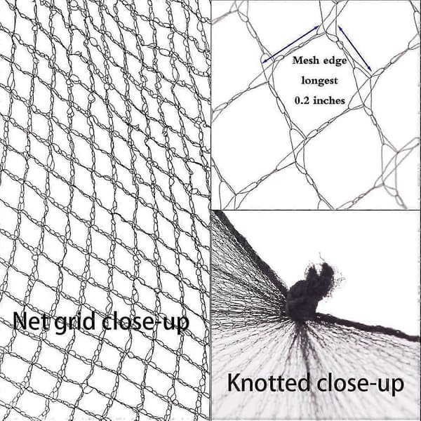 Hårnet 100 stk - Elastisk net til fødevareindustrien, balletknude, søvn - Usynlige hårnet til kvinder og parykker (Sort)