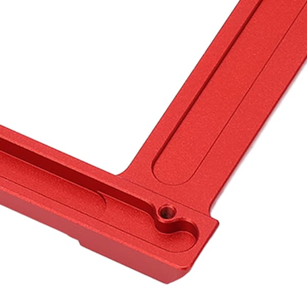 RC Skid Plate Glide Chassis Armor Guard Aluminiumlegering Tilbehørssæt Kit til 1/10 Biler Rød