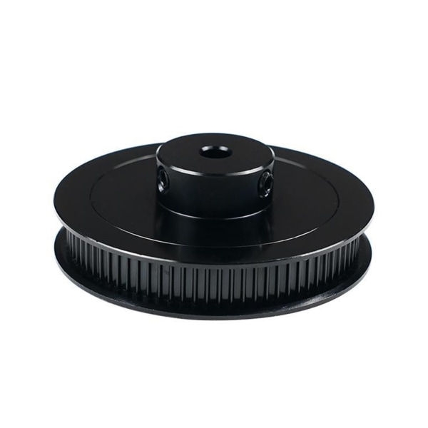 GT2 kugghjul 3D-skrivardel 80 tänder 2GT synkront kugghjul Hålbredd 6mm GT2 kuggrem GT2 kugghjul Black 0.08
