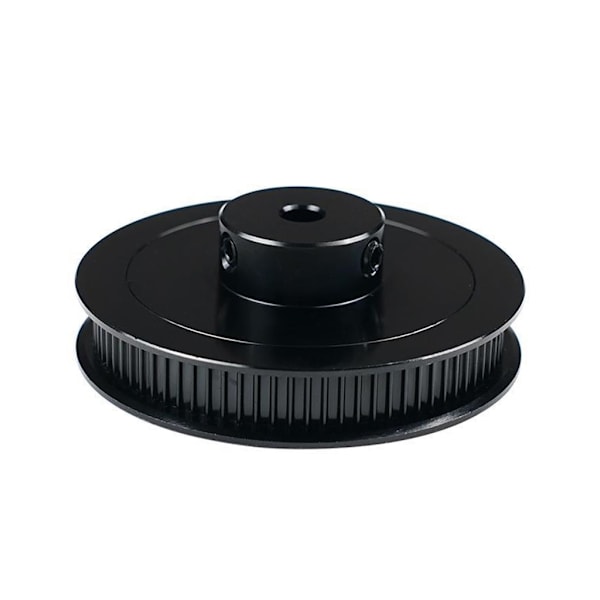 GT2 Tandhjul 3D Printer Del 80 Tænder 2GT Synkron Trækskive Hul Bredde 6mm GT2 Tandrem GT2 Trækskive Black 0.08