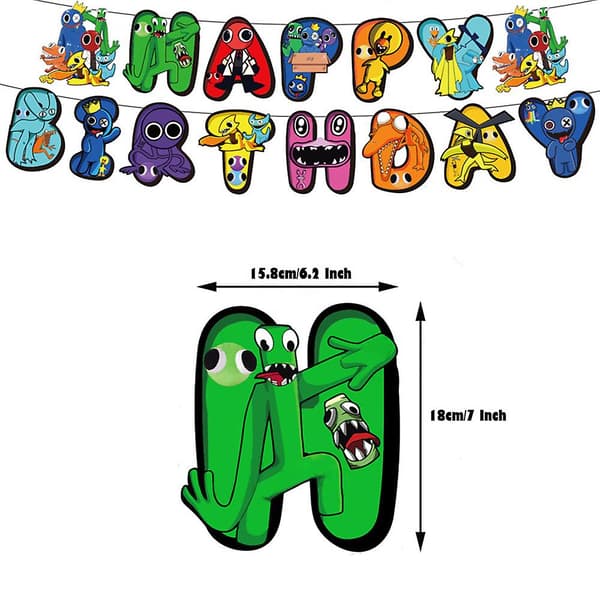 Roblox Rainbow Friends 2 Teemajuhlatarvikkeet Pallonsetti