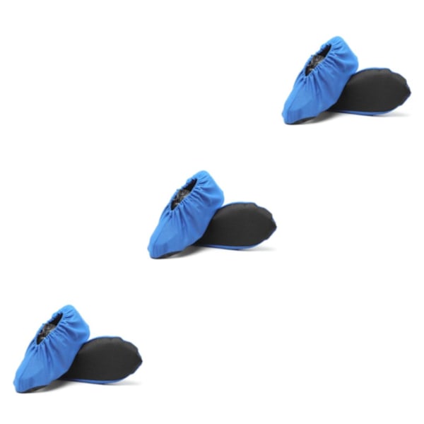 1/2/3/5 sorte skoovertræk - Genanvendelige og skridsikre Nemme at vaske blå Mellem størrelse 32-36 blue Medium size 32-36 3PCS