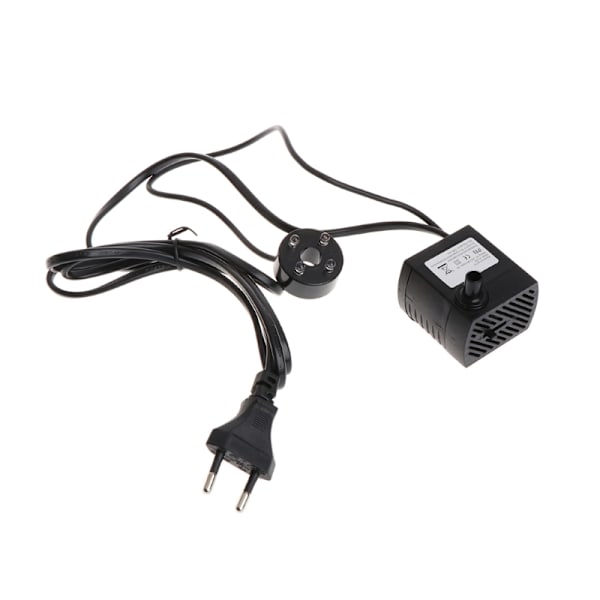 Akvarievattenpump med sugkoppar Mini-storlek Nedsänkbar tyst pump med LED-ljus 5W Fontän Dammpumpar