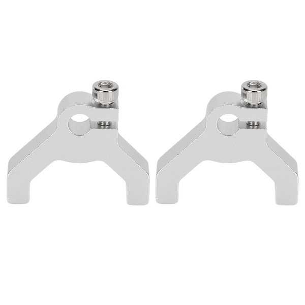 2 kpl kiinniketukea, yksipuolinen, kaksitappinen alumiiniputken kiinnikekeskiö DIY-robotille 3400-0032-0006