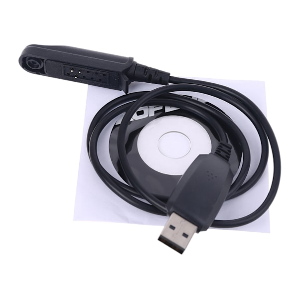 Vandtæt USB-programmeringsskabel CD-disk til BaoFeng UV-9R Pro UV9R Plus GT-3WP UV-5S Vandtæt Walkie Talkie