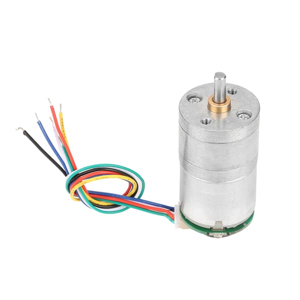 12V 25GA‑310‑128 Metal DC Encoder Gear Motor with Speed Reduction (DC12V 70RMP)